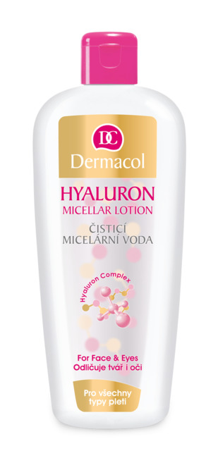Dermacol - Hyaluron - čisticí micelární voda s kyselinou hyaluronovou - 400 ml
